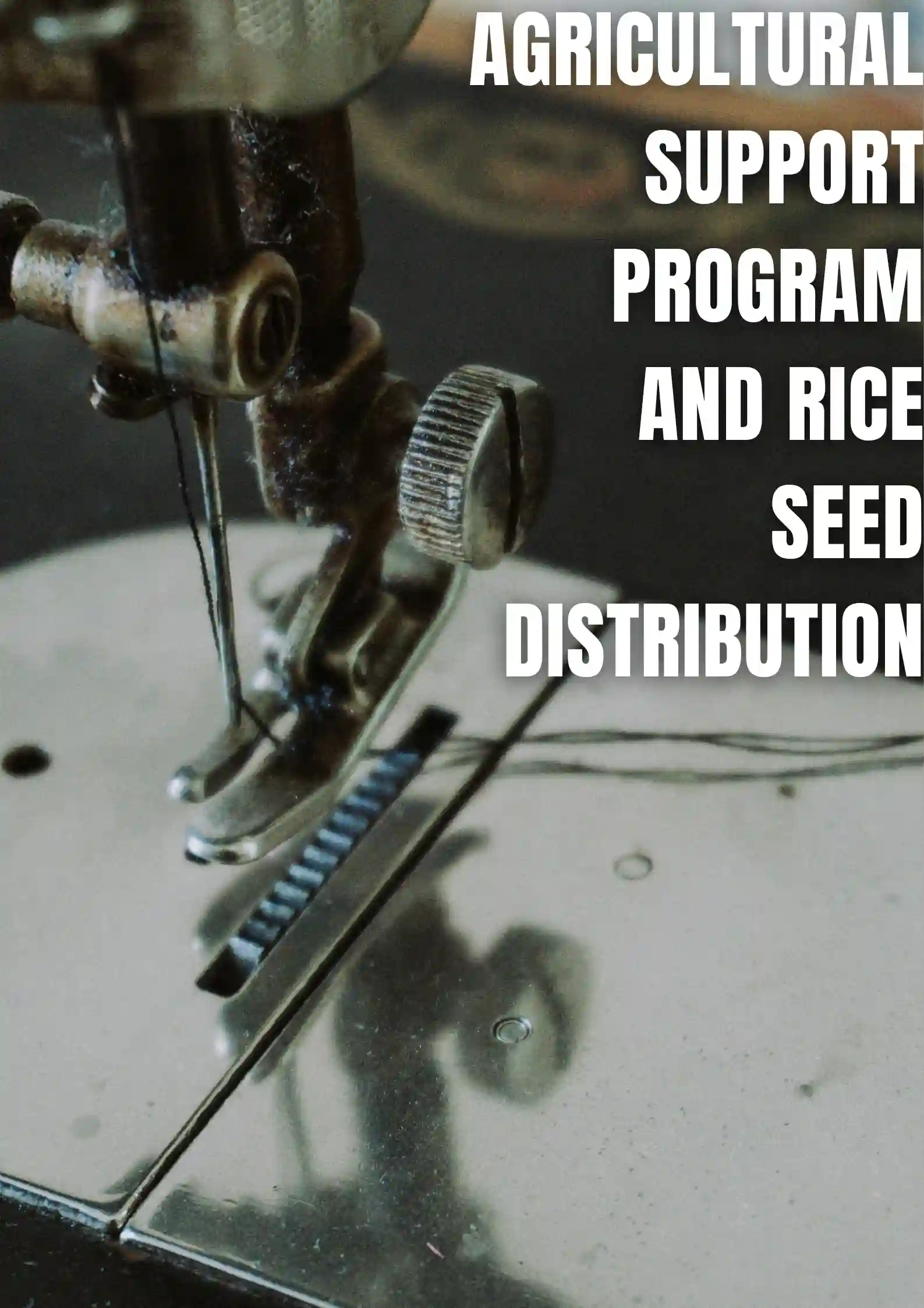 Notice Regarding Sewing Machine Training Program for Women